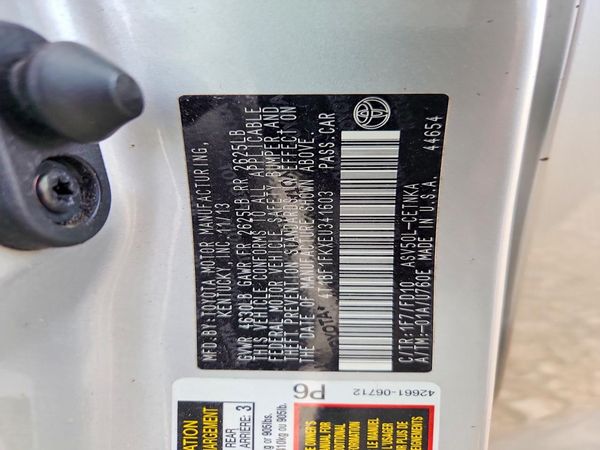 2014 TOYOTA CAMRY
