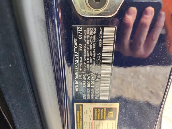 2012 MERCEDES-BENZ E E350