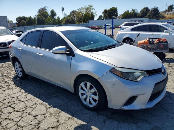 2016 TOYOTA COROLLA L/LE — Passenger 3/4