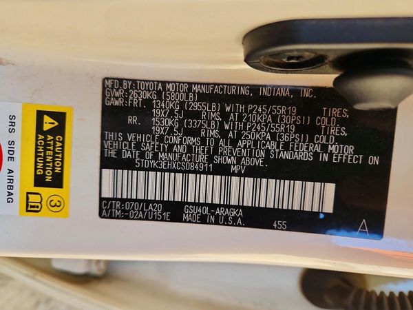2012 TOYOTA HIGHLANDER Base/Hybrid