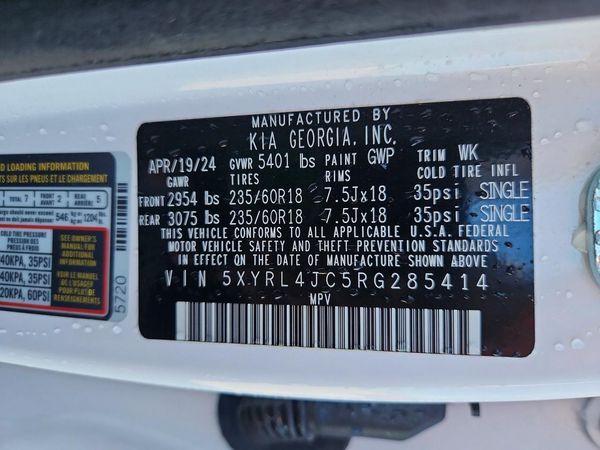 2024 KIA SORENTO S
