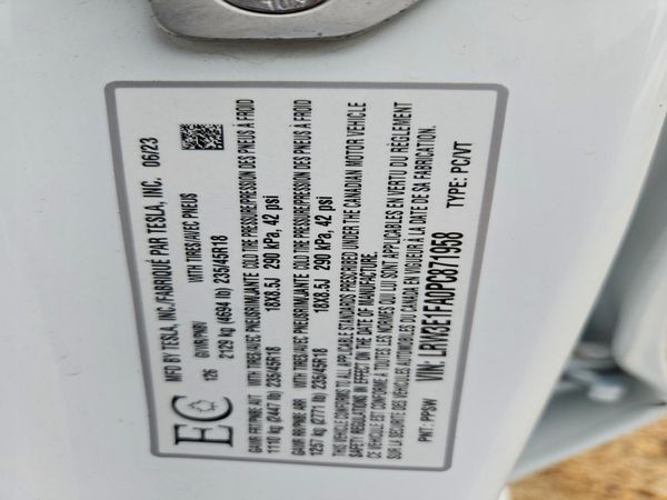 2023 TESLA MODEL 3