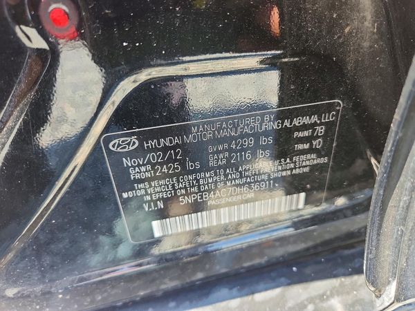 2013 HYUNDAI SONATA GLS/ GLS Popular