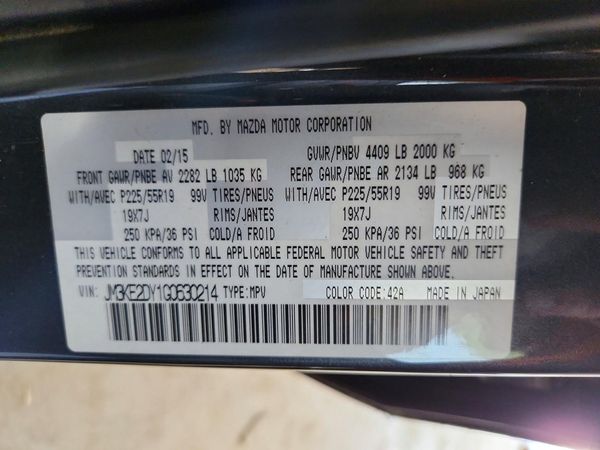 2016 MAZDA CX-5 Grand Touring/GT
