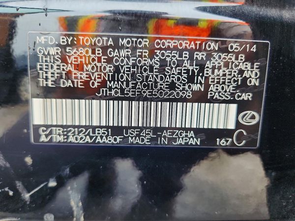 2014 LEXUS LS460 460 — VINS