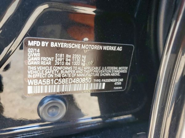 2014 BMW 535