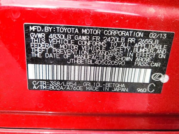 2013 LEXUS GS 350