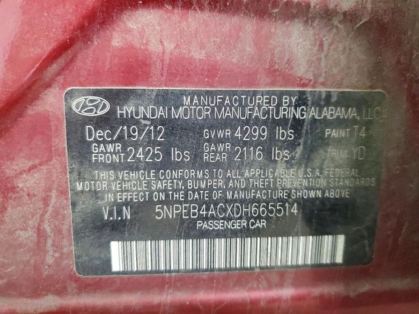 2013 HYUNDAI SONATA GLS/ GLS Popular