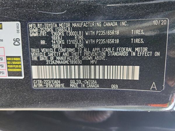 2021 LEXUS RX 350 350 Base