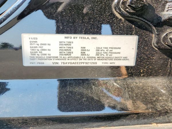 2023 TESLA MODEL Y