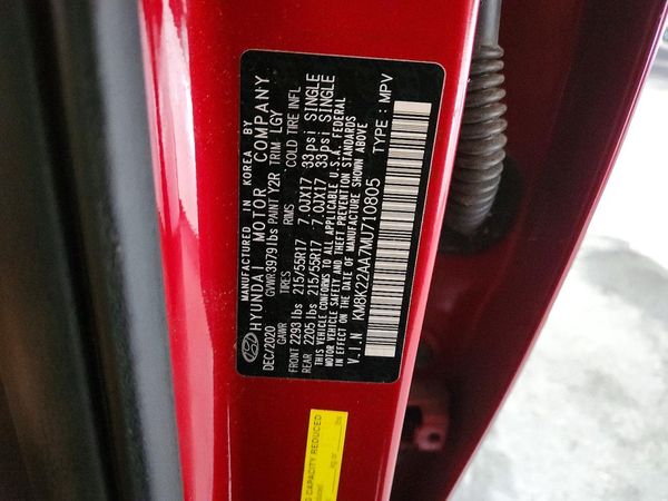 2021 HYUNDAI KONA SEL — VINS