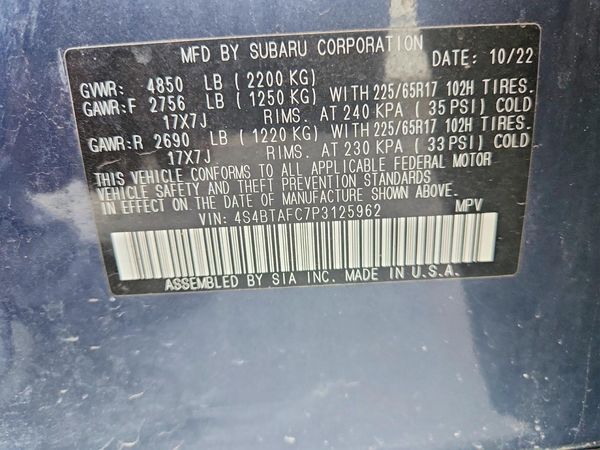 2023 SUBARU OUTBACK Premium