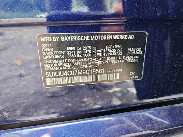 2021 BMW X5