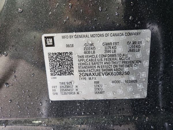 2019 CHEVROLET EQUINOX LT (1LT)