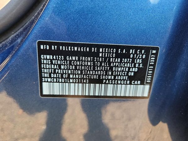 2020 VOLKSWAGEN JETTA S, SE, R-Line