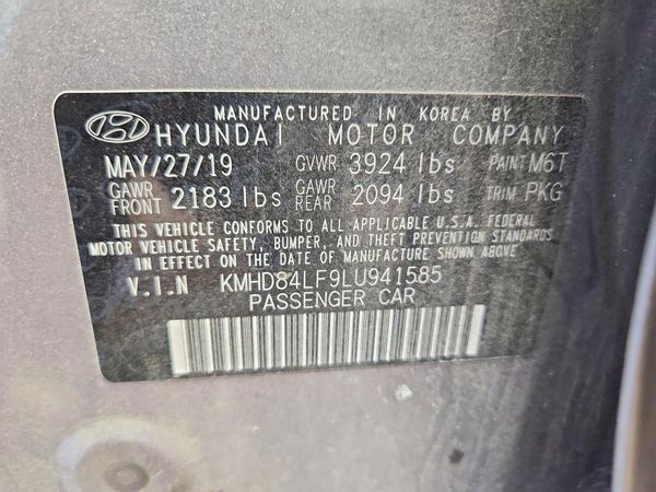 2020 HYUNDAI ELANTRA