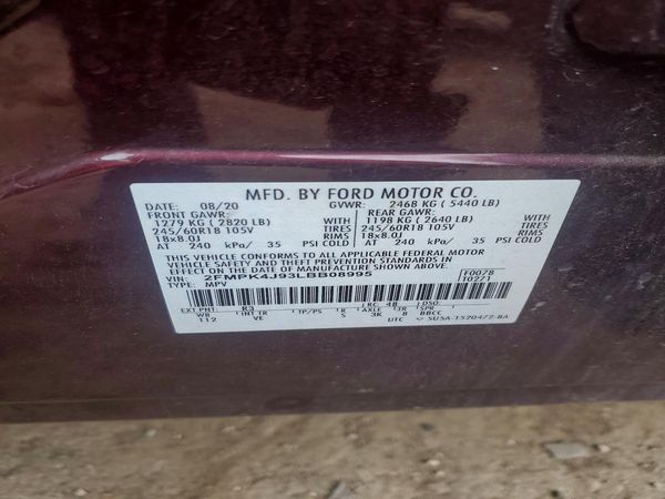 2020 FORD EDGE SEL