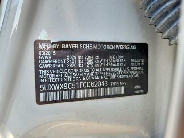 2015 BMW X3 xDrive28i