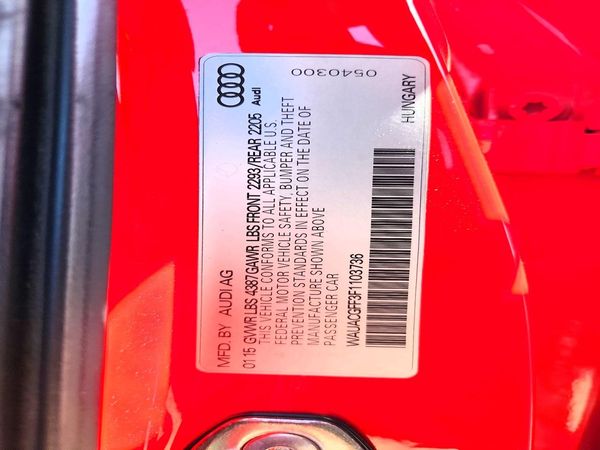 2015 AUDI A3 Premium