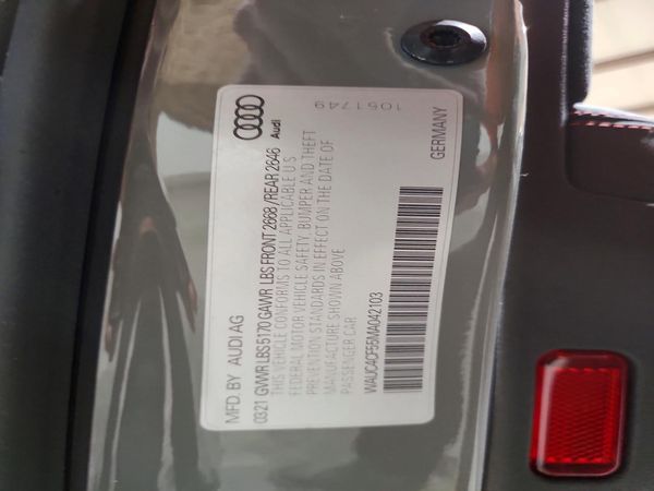 2021 AUDI S5 quattro Premium Plus