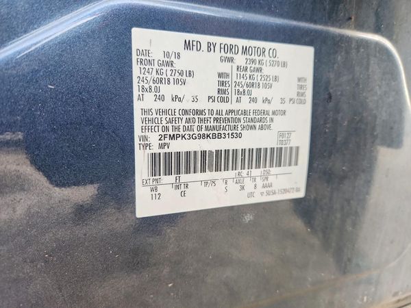 2019 FORD EDGE SE