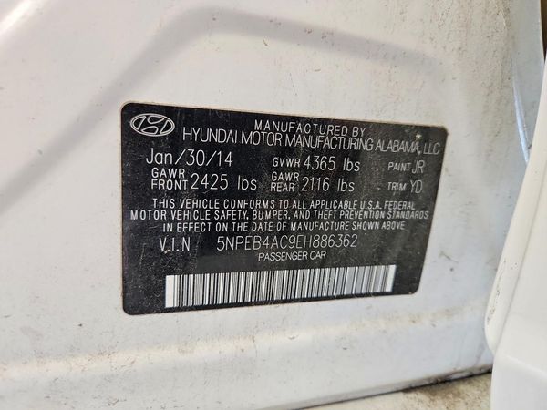 2014 HYUNDAI SONATA GLS/ GLS Popular