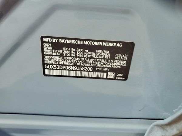 2022 BMW X3 xDrive30i