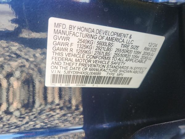 2025 ACURA MDX Technology