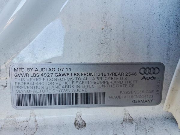 2012 AUDI A4 quattro Premium