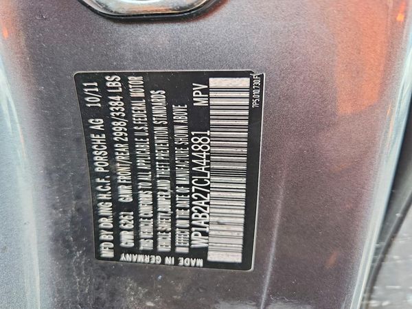 2012 PORSCHE CAYENNE S