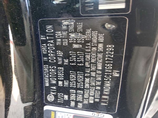 2016 KIA SEDONA