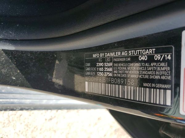 2015 MERCEDES-BENZ E
