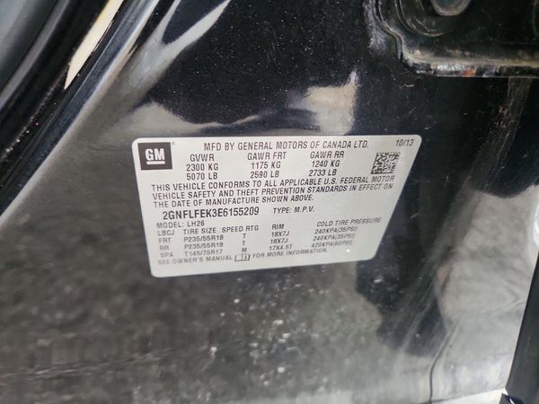 2014 CHEVROLET EQUINOX 1LT