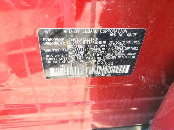 2023 SUBARU FORESTER