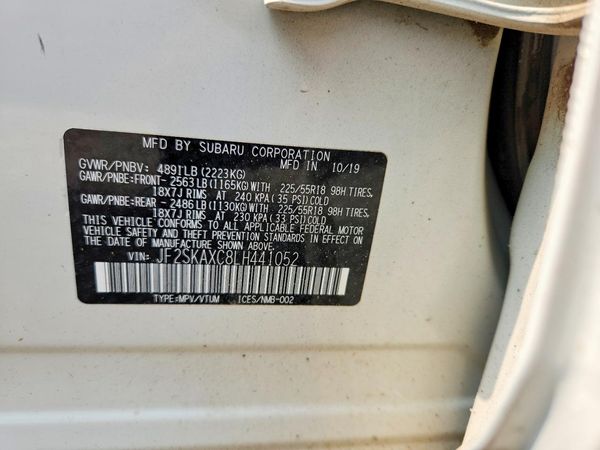 2020 SUBARU FORESTER Trg+ES+NAVI(HK)+KA