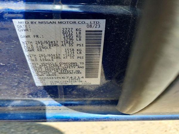 2023 NISSAN FRONTIER Crew Cab