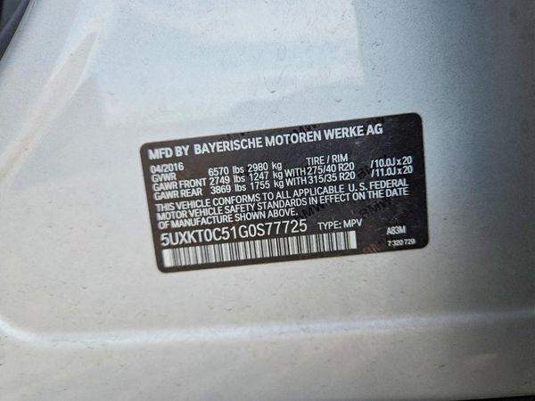 2016 BMW X5 xDrive40e