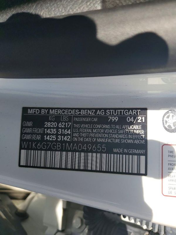 2021 MERCEDES-BENZ S S580-4M