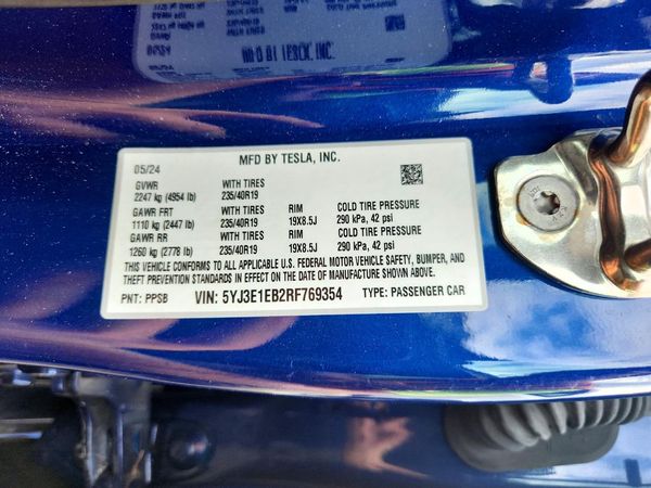 2024 TESLA MODEL 3