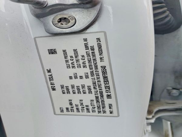 2021 TESLA MODEL 3