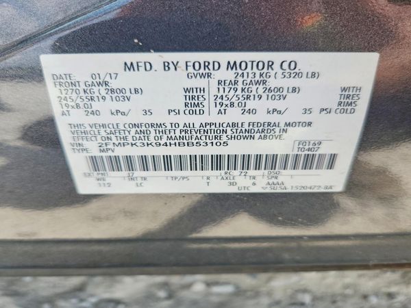 2017 FORD EDGE Titanium