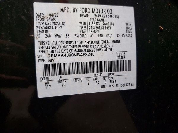 2022 FORD EDGE SEL