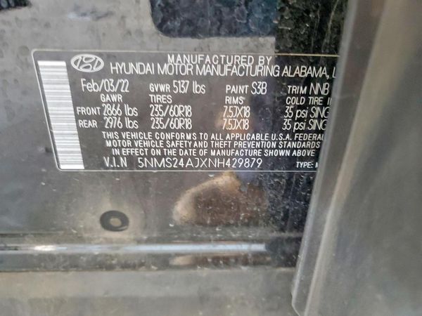 2022 HYUNDAI SANTA FE SEL