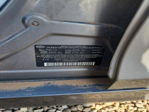 2013 HYUNDAI SONATA
