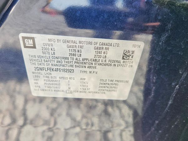 2015 CHEVROLET EQUINOX 1LT