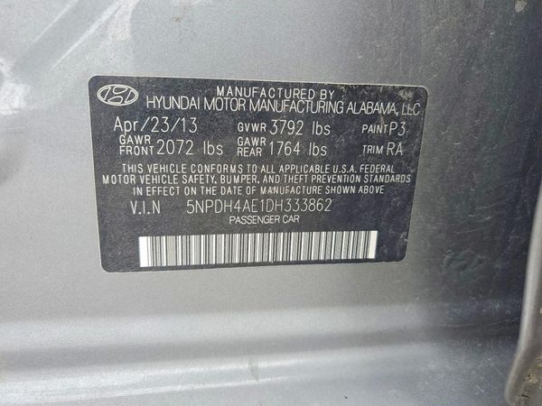 2013 HYUNDAI ELANTRA