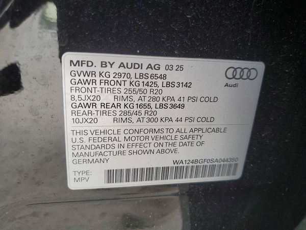 2025 AUDI Q6 E-TRON