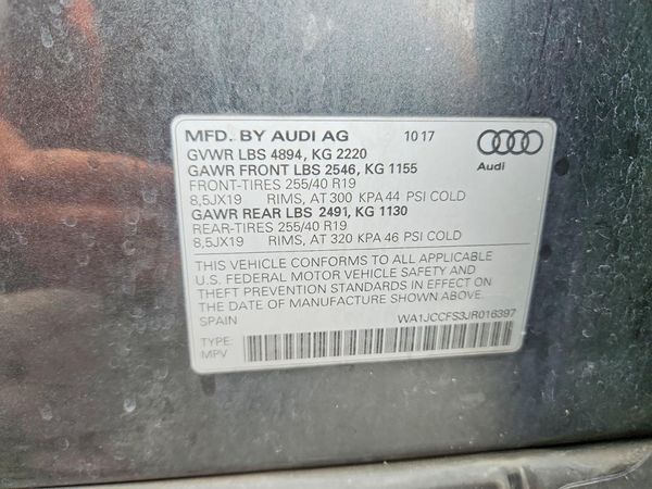 2018 AUDI Q3