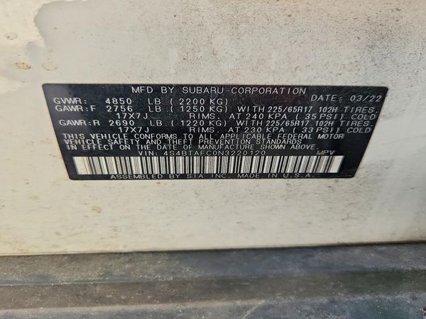 2022 SUBARU OUTBACK Premium