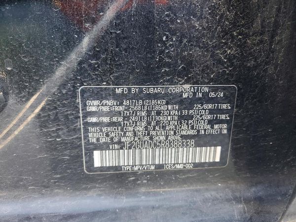 2024 SUBARU CROSSTREK